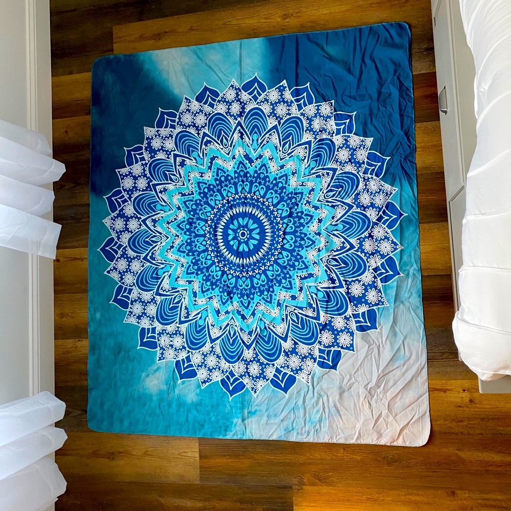 teal tapestry